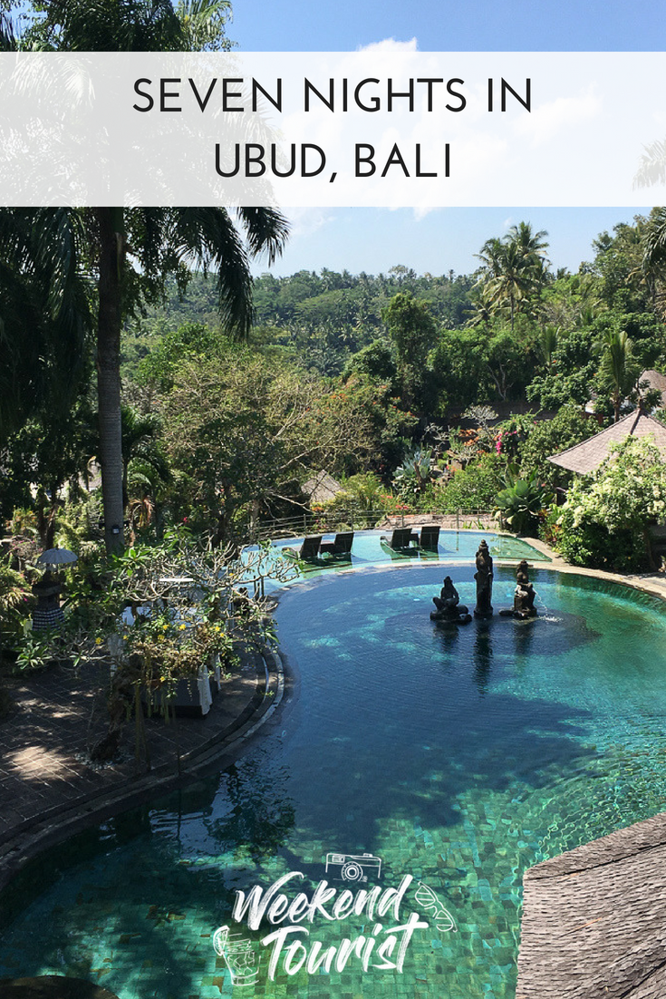 Here's your ultimate guide to seven nights in Ubud, Bali. Our highlights - where we stayed, where we ate and what we did!