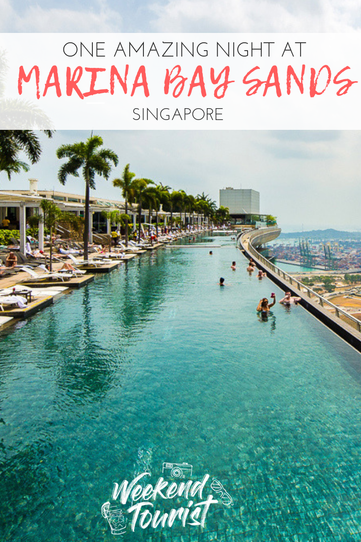 One amazing night at Marina Bay Sands Hotel in Singapore