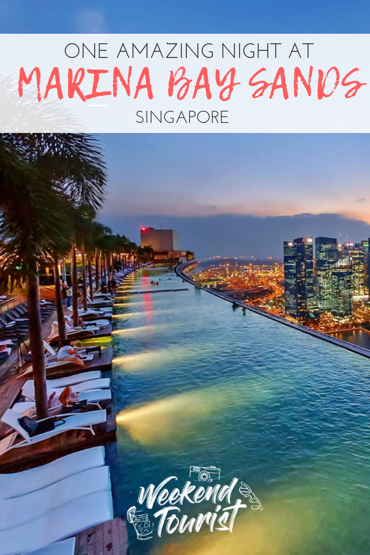 One amazing night at Marina Bay Sands Hotel in Singapore