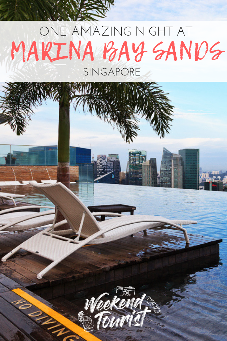 One amazing night at Marina Bay Sands Hotel in Singapore