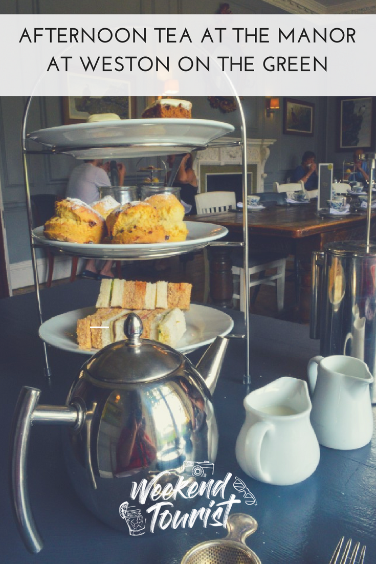 We tried the afternoon tea at the Manor at Weston on the Green, near Bicester Village.